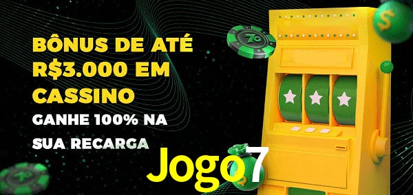 Jogo7 melhor bônus de depósito